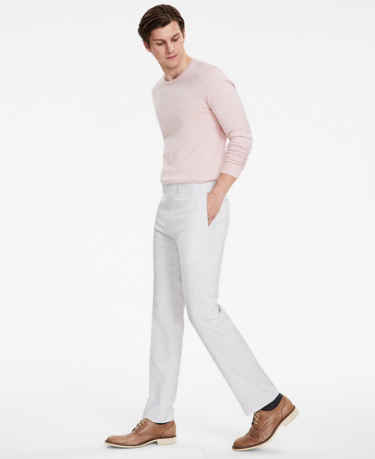 Calvin Klein Mens Slim fit Dress Pants 34 / 34 White Solid – Bristol  Apparel Co