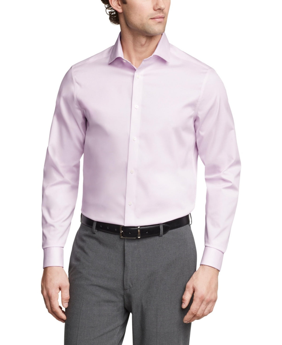 Calvin Klein Mens Regular fit Dress Shirt Large 16 in 34-35 Pink Solid –  Bristol Apparel Co