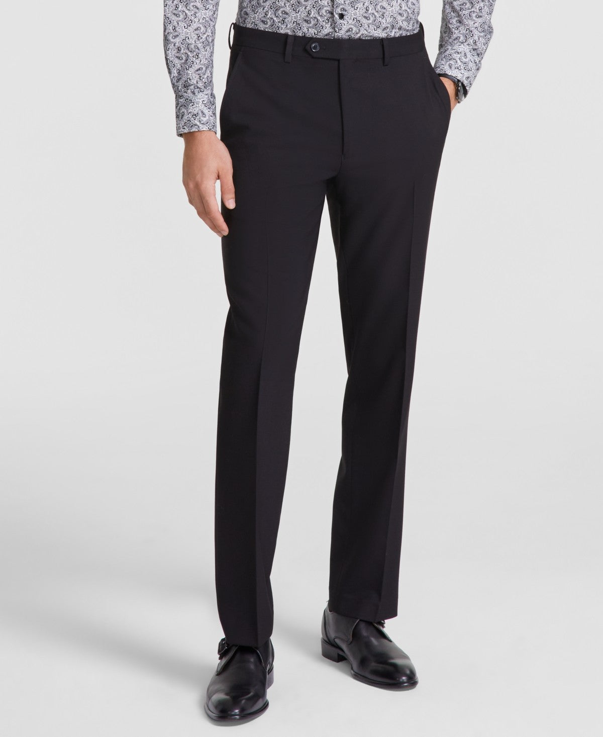 Tallia Men Classic fit Dress Pants 34 / 32 Black Solid – Bristol Apparel Co