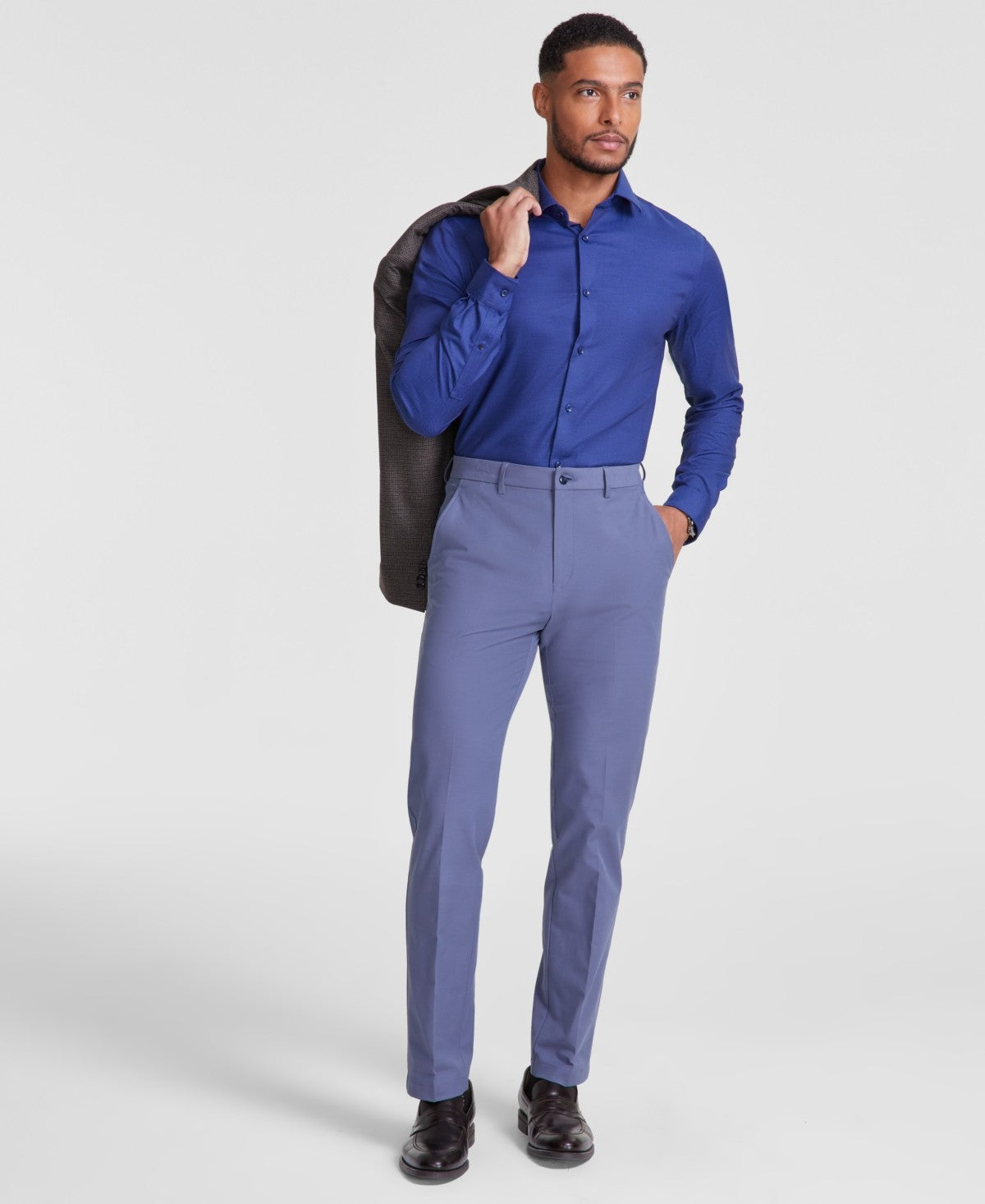 Michael Kors Mens Classic fit Dress Pants 36 / 30 Light Blue Solid Bristol Apparel Co Michael Kors Mens Classic fit Dress Pants 36 / 30 Light Blue Solid Bristol Apparel Co
