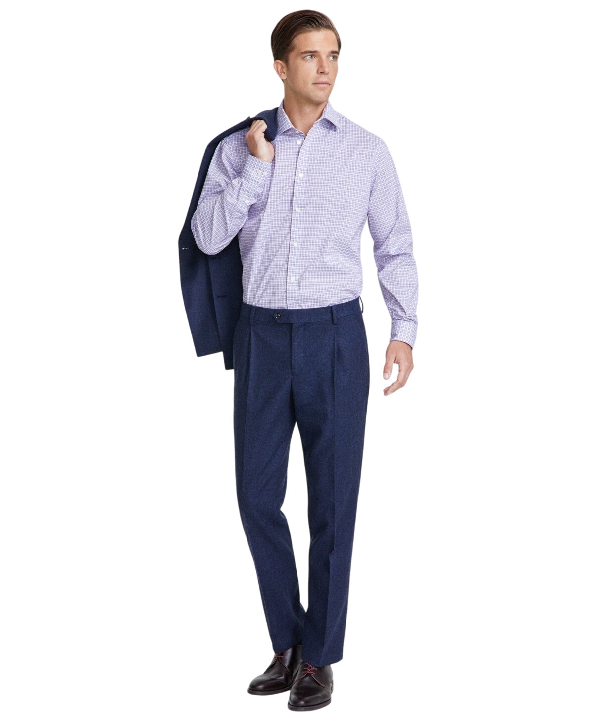 Tommy Hilfiger Mens Modern fit Dress Tweed Pants 30 / 32 Blue Solid –  Bristol Apparel Co