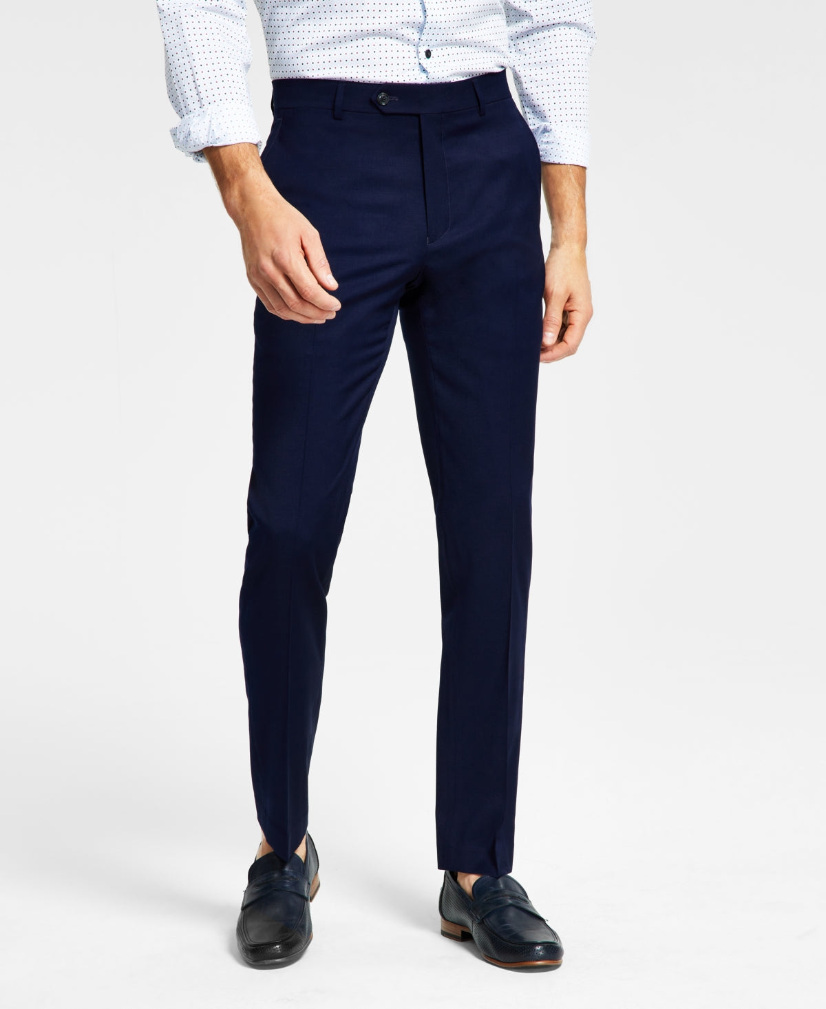 Tommy Hilfiger Mens Modern fit Dress Pants 33 / 30 Navy Blue Solid Str –  Bristol Apparel Co