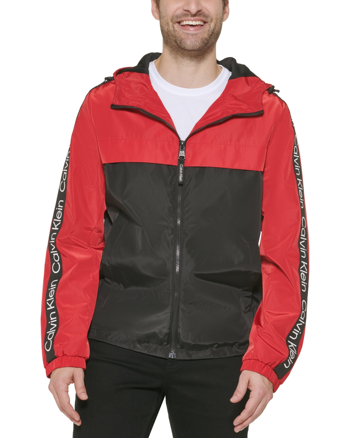 Calvin klein red jacket mens online