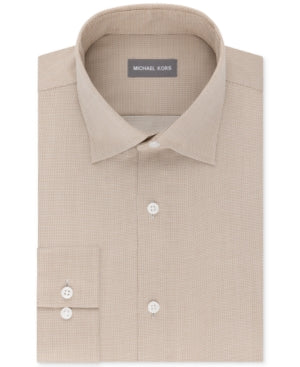 Michael Kors Mens Regular fit Dress Shirt Medium 15.5 in 32-33 Beige S – Bristol Apparel Co