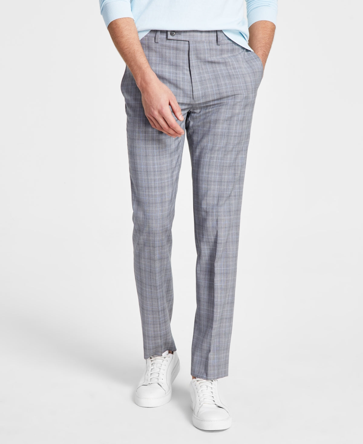 Calvin Klein Men's Slim Fit Wool Stretch Suit Dress Pants Light Grey 30 x 32 Calvin Klein Men's Slim Fit Wool Stretch Suit Dress Pants Light Grey 30 x 32