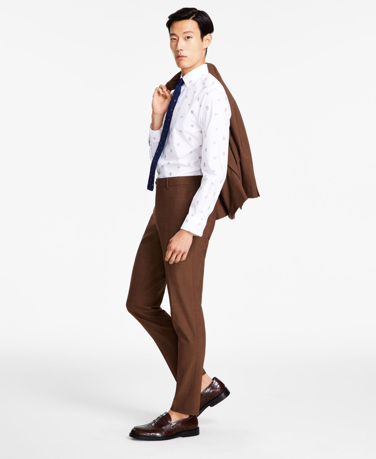 Bar Iii Mens Slim fit Dress Pants Pants 33 / 32 Brown Rust Copper Soli Bristol Apparel Co Bar Iii Mens Slim fit Dress Pants Pants 33 / 32 Brown Rust Copper Soli Bristol Apparel Co