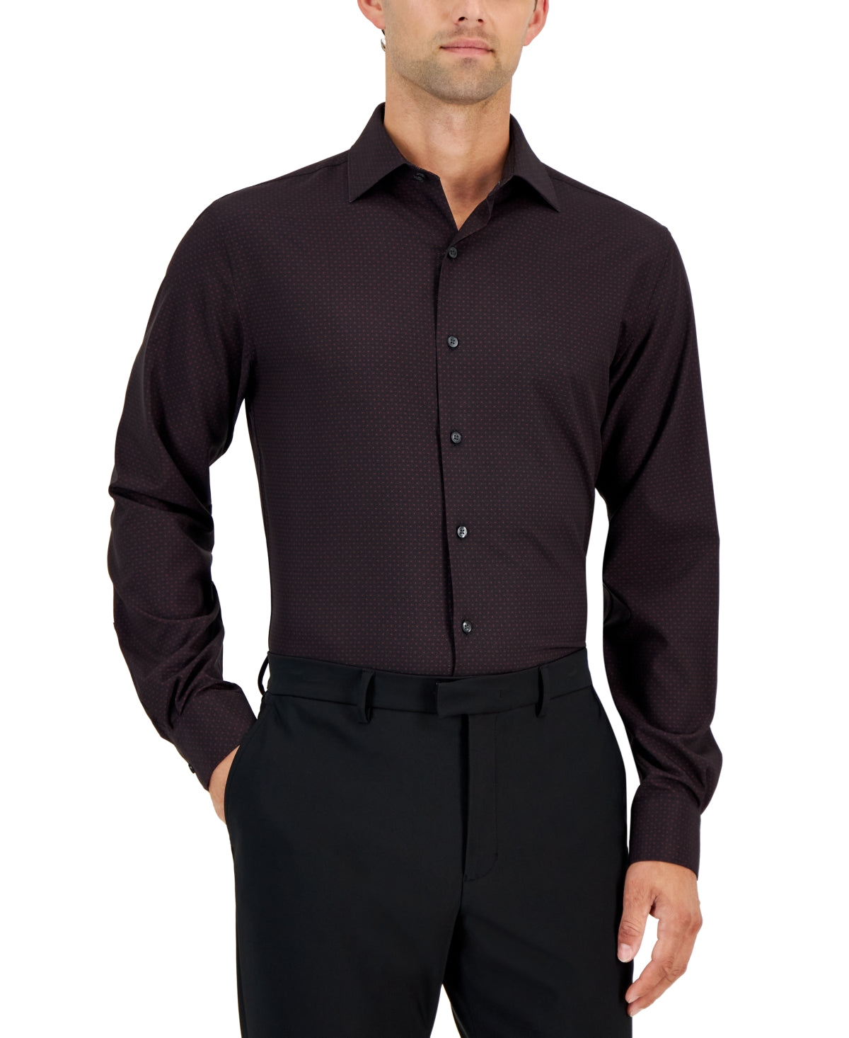 Alfani Mens Slim fit Dress Shirt XL 17-17.5 36-37 Black Geometric Bristol Apparel Co Alfani Mens Slim fit Dress Shirt XL 17-17.5 36-37 Black Geometric Bristol Apparel Co