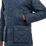 Barbour Mens Ashby Quilted Coat Medium Navy Blue