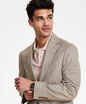 Calvin Klein Mens Tan Slim Fit Sport Coat 41R