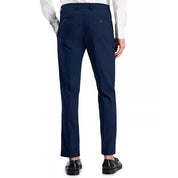 Perry Ellis Portfolio Mens Slim fit Dress Pants 32 / 32 Navy Blue Solid