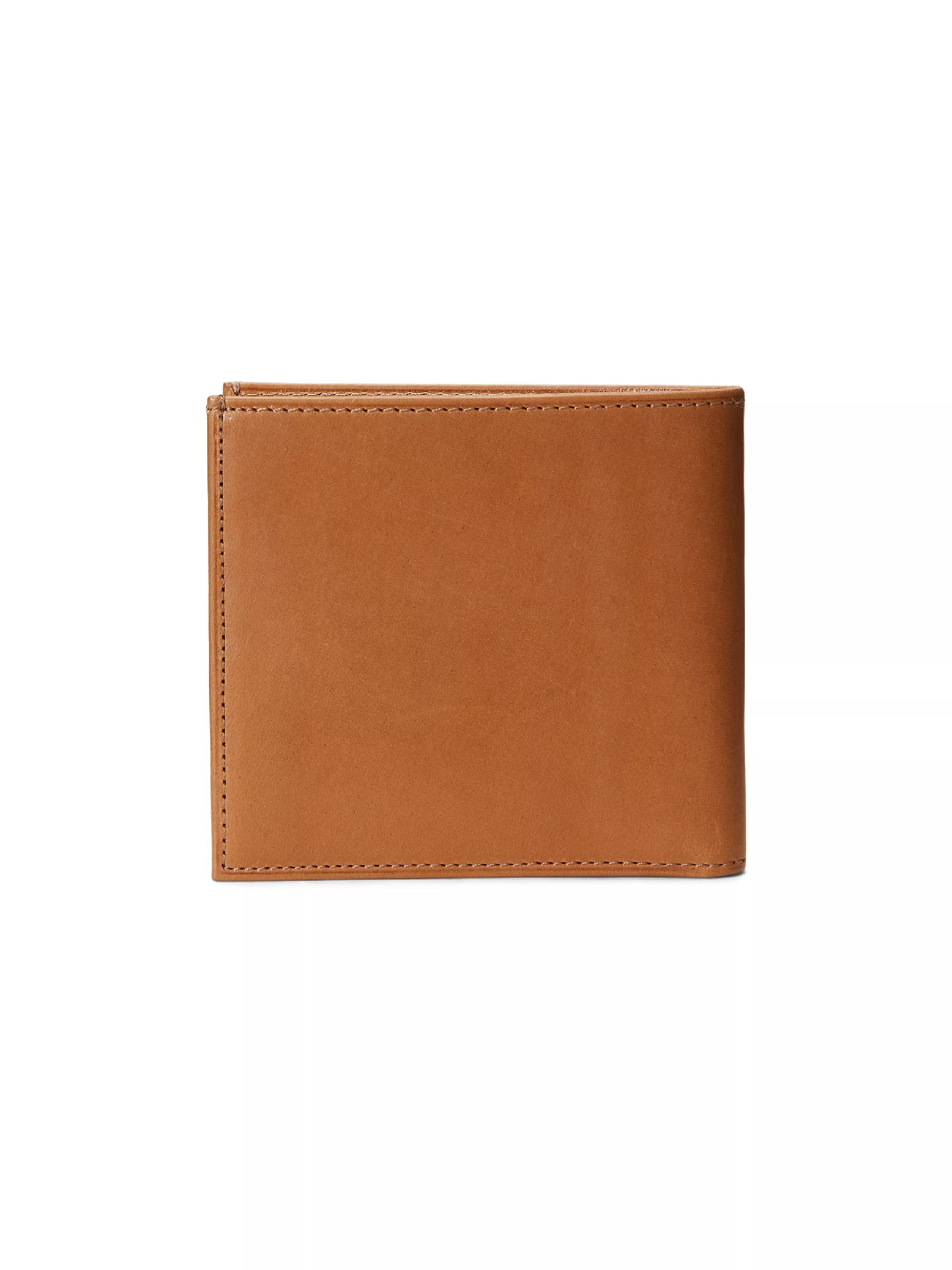 Polo Ralph Lauren Mens Heritage Full Grain Leather Wallet One Size