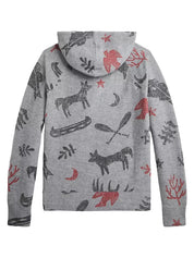 Polo Ralph Lauren Mens Brushed Fleece Graphic Hoodie Sweatshirt Large Grey