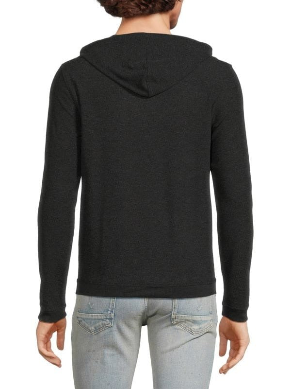 Kenneth Cole Mens Charcoal Grey Fleece Sweatshirt Hoodie XXL 2XL