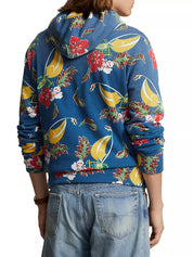 Polo Ralph Lauren Mens Regular fit Hoodie Sweatshirt Small Blue Floral