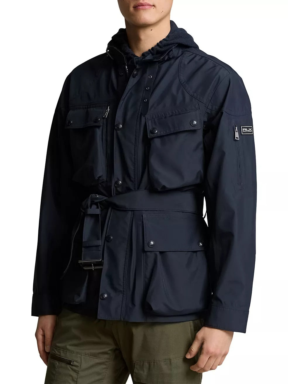 Polo Ralph Lauren Mens Kline Field Coat Jacket Navy Blue Small