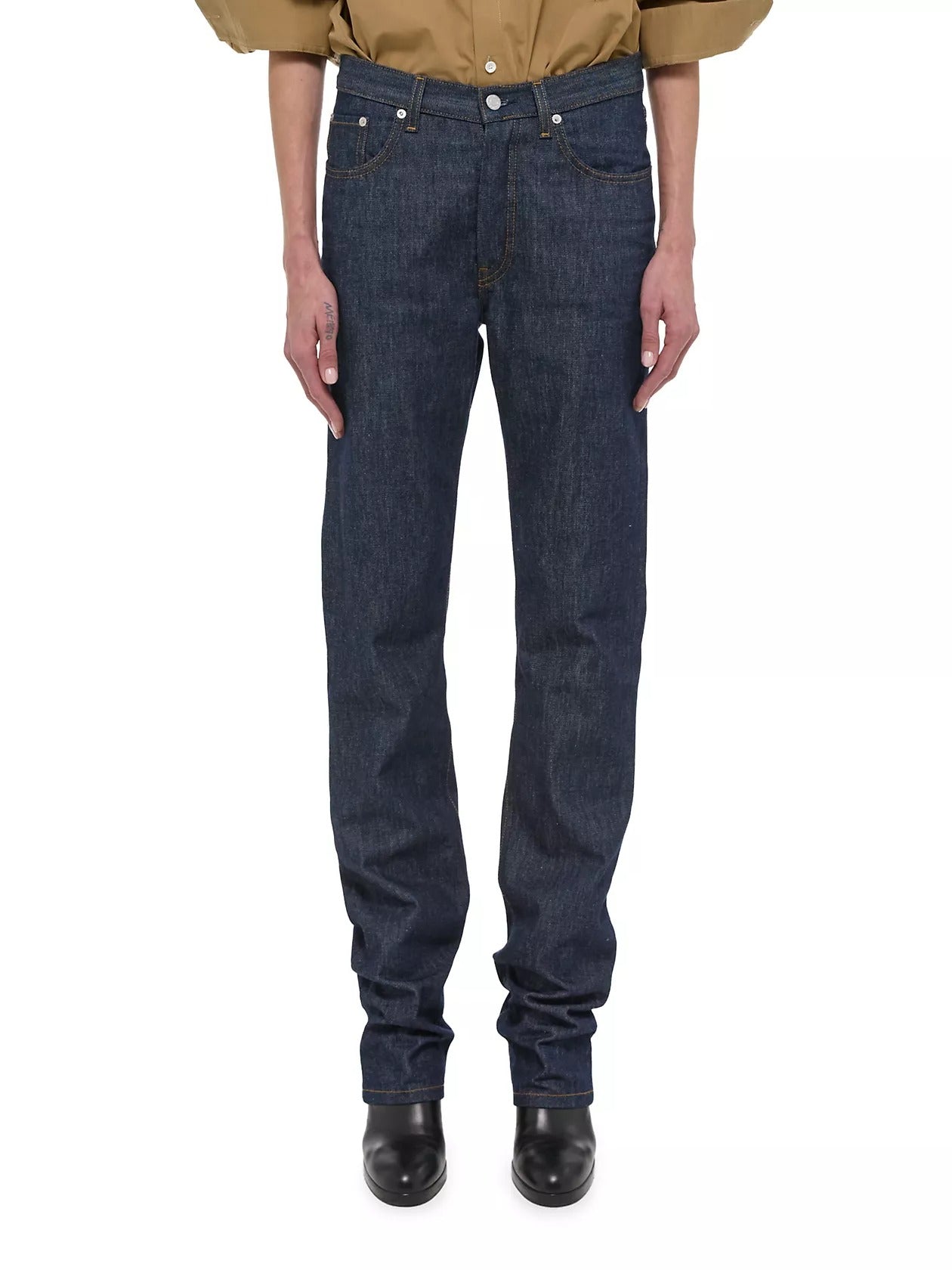 Helmut Lang Mens Slim fit Denim Jeans 31 / 33 Blue Solid