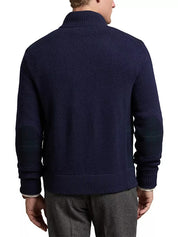 Polo Ralph Lauren Mens Regular Fit Tartan Cardigan Sweater Large Blue Green