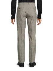 Theory Mens Slim fit Wool Dress Pants Size 30 Black / Grey Plaid Stretch
