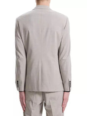 Theory Mens Chambers Slim-Fit Wool Sport Coat Blazer Jacket 42R Sand Beige Tan