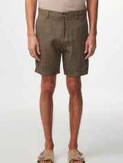 Nn07 Mens Regular fit Crown 1196 Casual Shorts 30 Green Solid