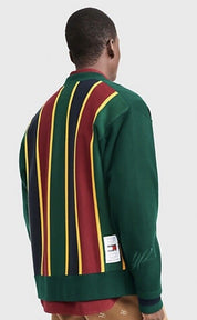 TOMMY HILFIGER X ANTHONY RAMOS Men's Cardigan Sweater XXL 2XL Green