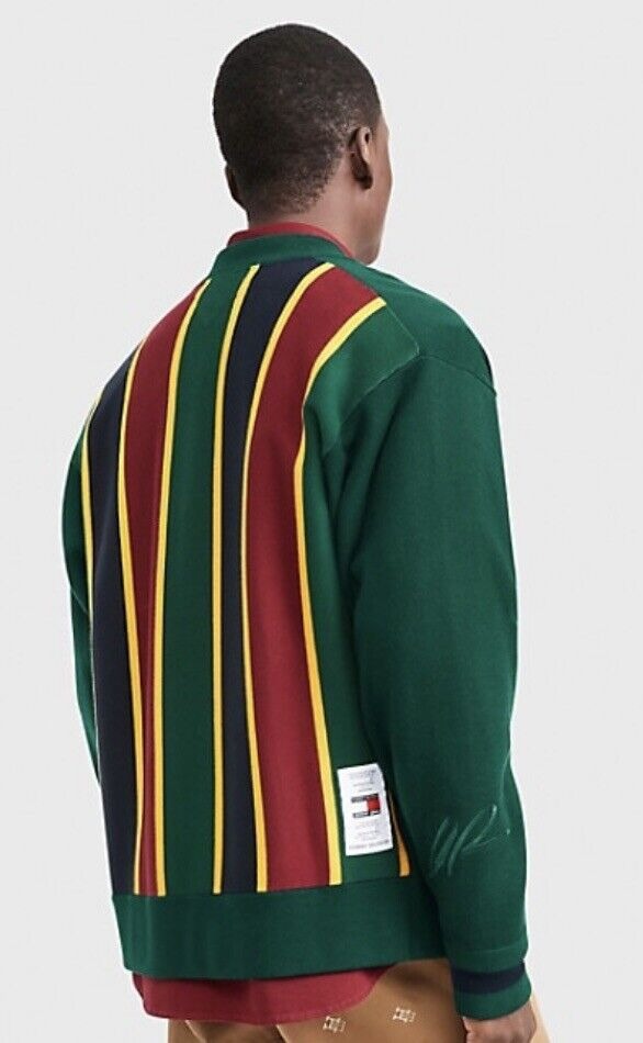TOMMY HILFIGER X ANTHONY RAMOS Men's Cardigan Sweater XXL 2XL Green