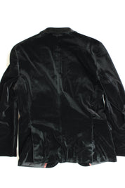 HUGO BOSS Mens Modern-Fit Velvet Dinner Tuxedo Jacket Black 42R