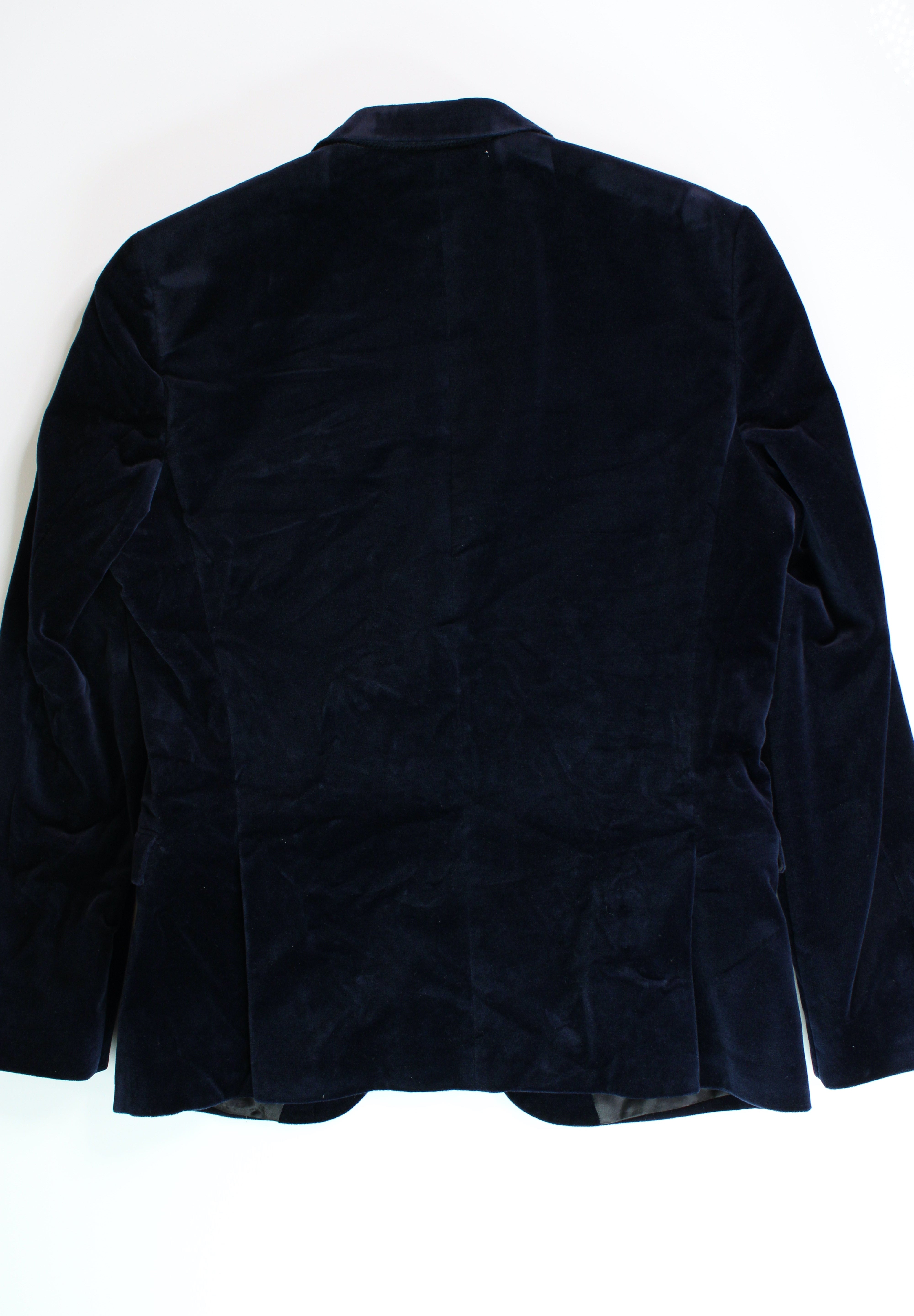 HUGO BOSS Extra-Slim Fit Arti Velvet Jacket Blazer 42R Navy Blue Sport Coat
