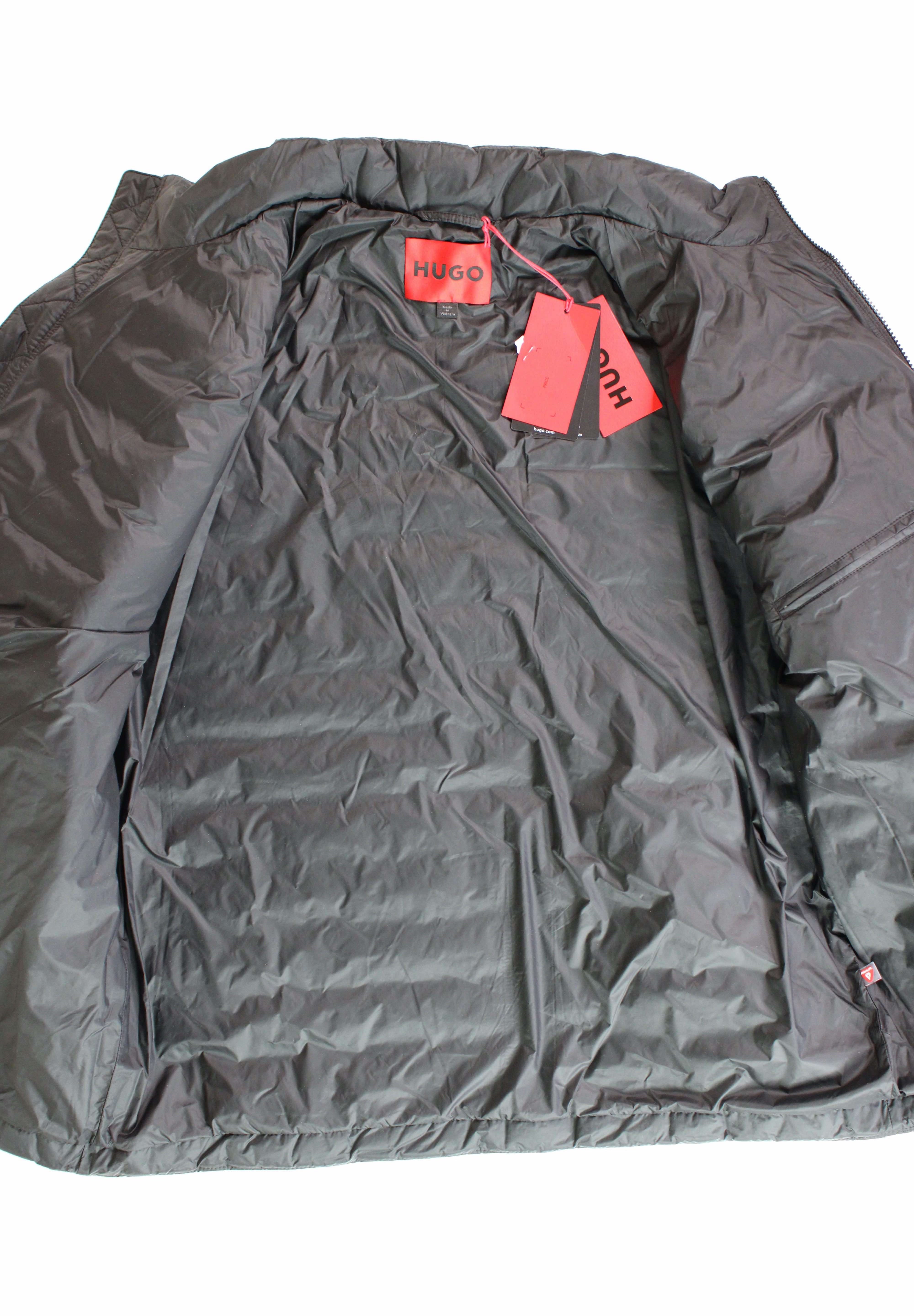 Hugo Boss Men's Benti2221 Slimfit Quilted Puffer Jacket  Black Xxl
