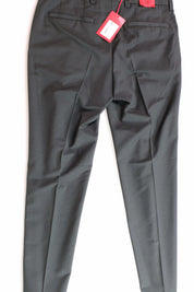 HUGO Boss Mens Modern-Fit Super Flex Dark Green Dress Pants 38 x 32