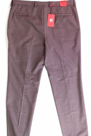 Hugo Boss Men's Modernfit Super Flex Suit Dress Pants Wine 40 x 32
