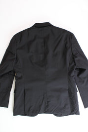 HUGO BOSS Mens Jeffrey Black Regular Fit Suit Jacket 36S Black