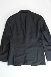Hugo Boss Jeffrey Black Regular FIT Suit Jacket 40L Sport Coat Dark Grey