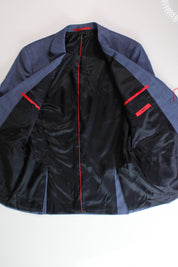 Hugo Boss Men's Modern-Fit Solid Suit Jacket 38R Light Pastel Blue