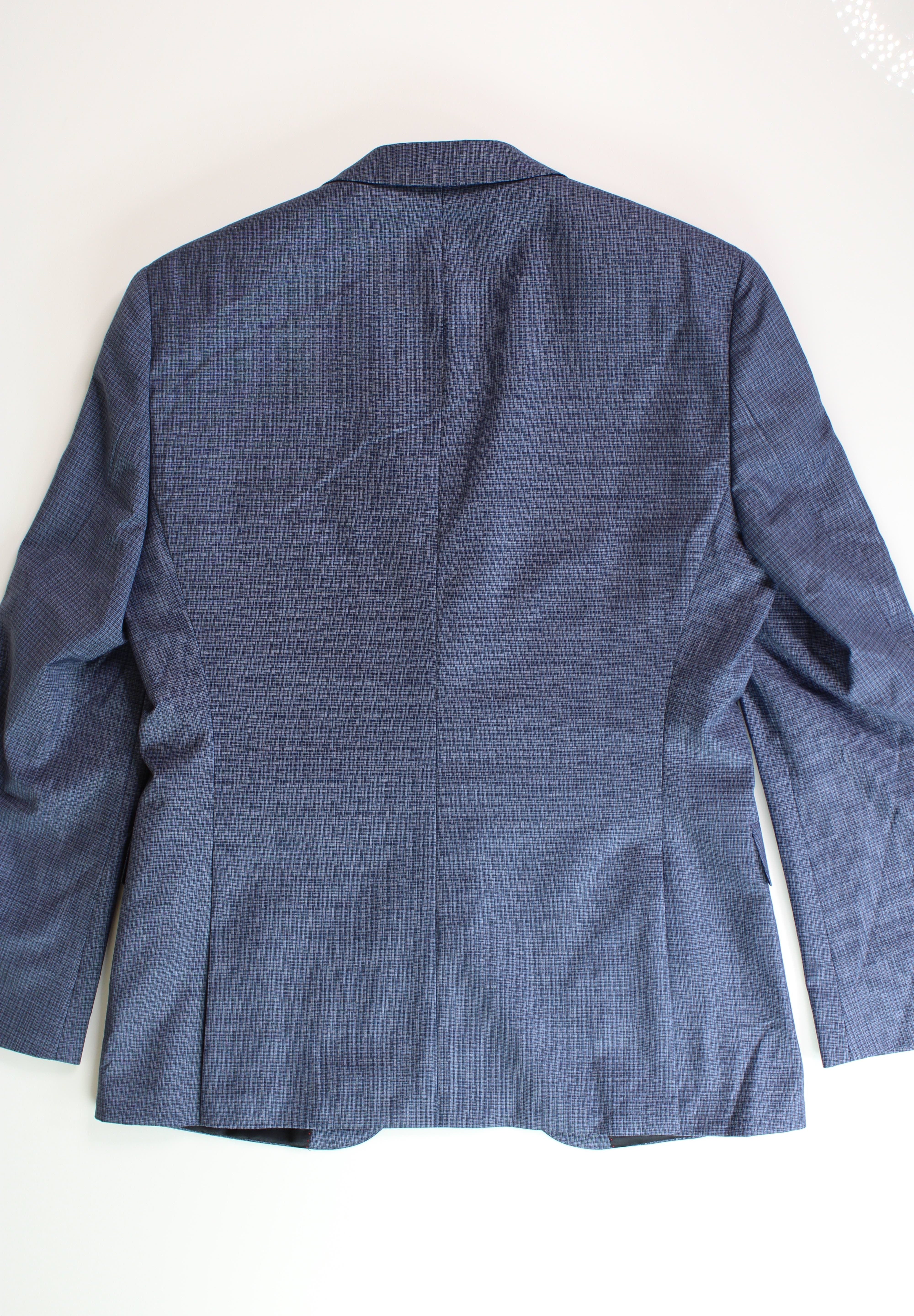 Hugo Boss Men's Modern-Fit Solid Suit Jacket 38R Light Pastel Blue