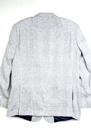 Tommy Hilfiger Linen Modern Fit Sport Coat 42S Grey Plaid