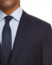 John Varvatos Mens Slim fit Suit Jacket Blazer 40 R Navy Blue Solid Stretch