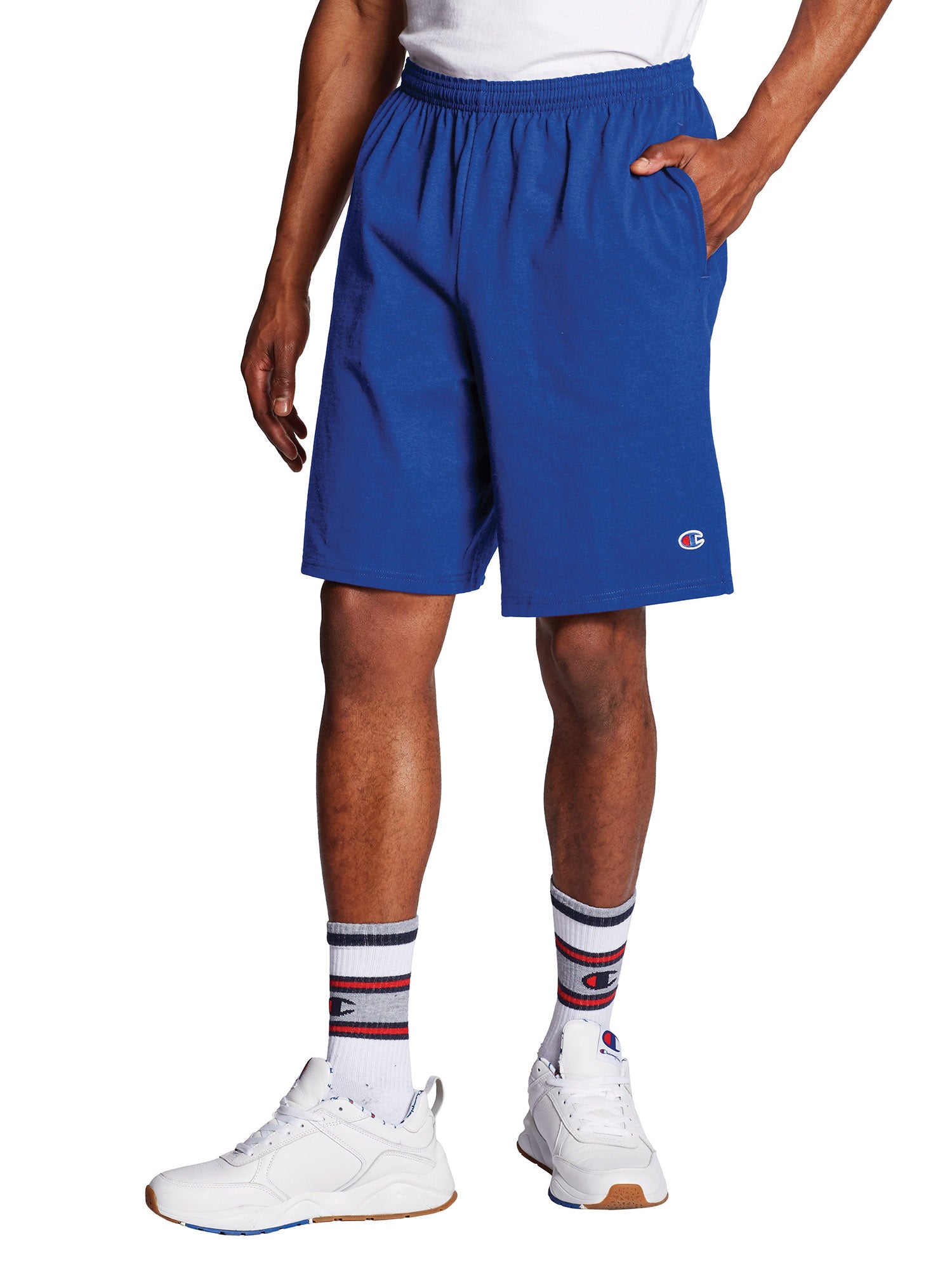 Champion Men's  Jersey Shorts Surf The Web Navy Blue Small