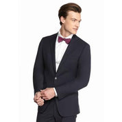 Calvin Klein Mens Slim fit Suit Jacket Blazer 41 R Navy Blue Solid Stretch Wool