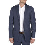 Calvin Klein Mens Slim fit Sport Coat Blazer 36 S Navy Blue Solid Stretch