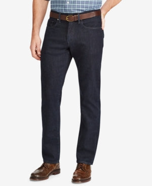 Ralph Lauren Polo Mens Prospect Straight Stretch Miller Dark Blue Jeans 30 x 30