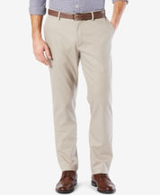 Dockers Men's Signature Lux Cotton Athletic Fit Khaki Pants Cloud Beige 32 x 30