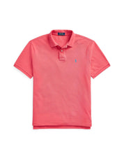 Polo Ralph Lauren Men's Cotton Custom Slim Fit Mesh Polo Shirt Red Sky 2XL