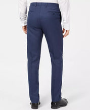 Calvin Klein Mens Slim fit Dress Pants 36 / 30 Navy Blue Solid
