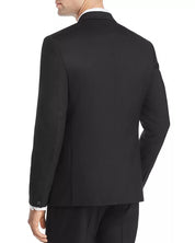 Theory Mens Slim fit Wool Chambers Tuxedo Jacket Blazer 40 S Black Solid