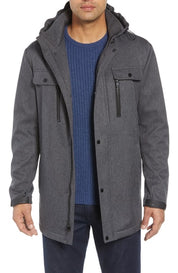 Marc New York Men's Doyle Hooded Jacket Medium Dark Grey