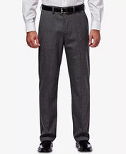 Haggar Men's Classic Fit Dress Pants Dark Grey 42 x 30