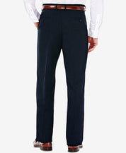 J.m. Haggar Men's Classic Fit Stretch Sharkskin Suit Dress Pants Blue 42 x 30