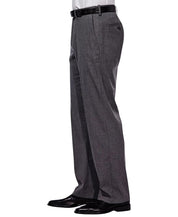 Haggar Mens Classic fit Dress Pants 42 / 30 Charcoal Gray Solid