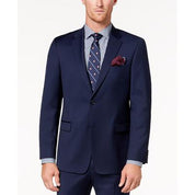 Tommy Hilfiger Mens Modern-Fit TH Flex Twill Suit Jacket Blue 38S